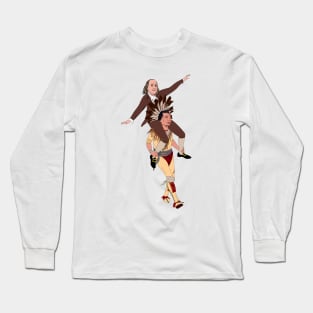 Benjamin Franklin and Iroquois Confederacy Long Sleeve T-Shirt